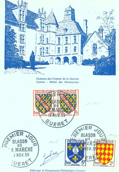 Carte maximum Blason de la Marche