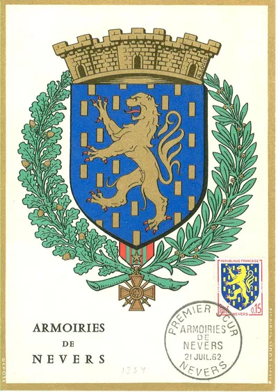 Carte maximum Armoiries de Nevers