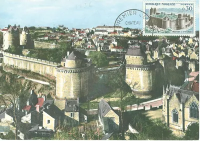 Carte maximum Chateau de Fougeres