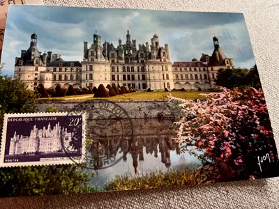 Carte maximum Chateau de Chambord (reflet)