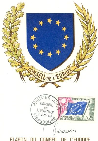 Carte maximum Conseil de l'Europe #5