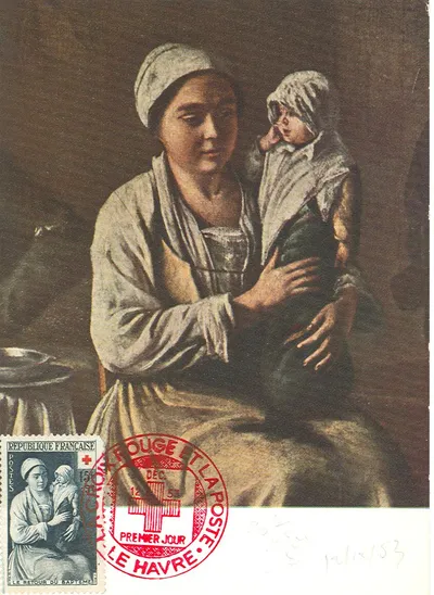 Carte maximum Croix-Rouge #13