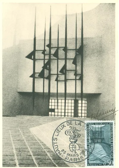 Carte maximum Memorial de la Deportation - Ile de la Cite