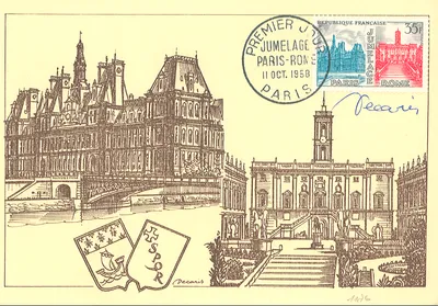 Carte maximum Jumelages #13