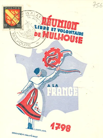 Carte maximum Rattachement a la France #3