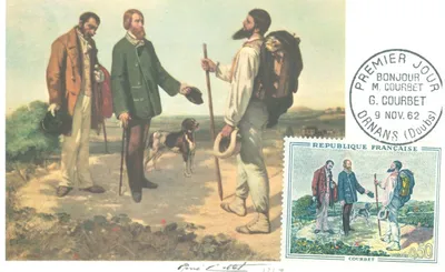 Carte maximum Bonjour Monsieur Courbet