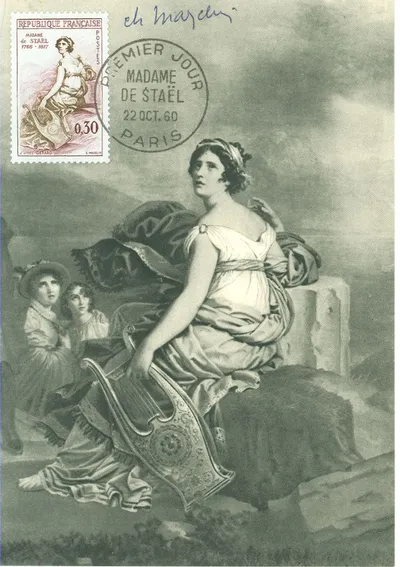 Carte maximum Madame de Stael