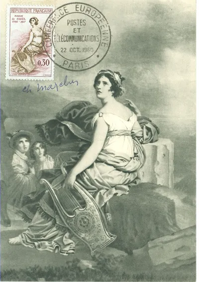 Carte maximum Madame de Stael