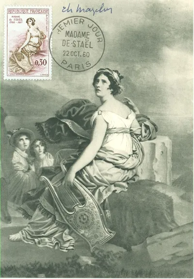 Carte maximum Madame de Stael