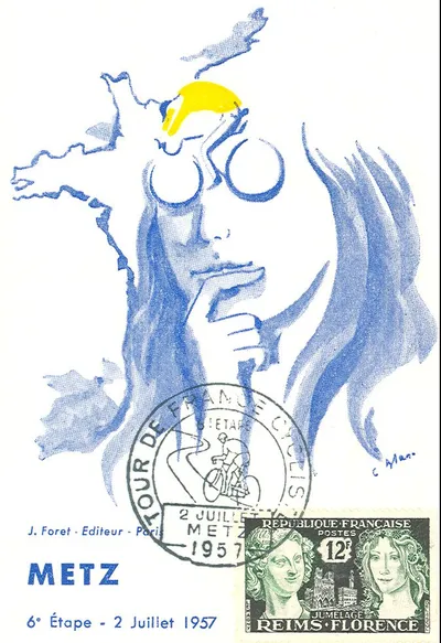 Carte maximum Tour de France #17